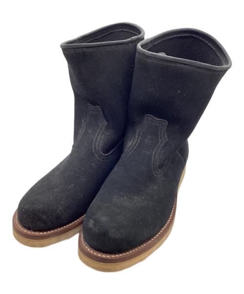 不明（フメイ）不明 (不明) ペコシュブーツ ブラック サイズ:8の古着・服飾アイテム