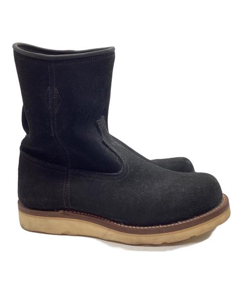 不明（フメイ）不明 (不明) ペコシュブーツ ブラック サイズ:8の古着・服飾アイテム