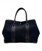 HERMESエルメス）の古着「トートバッグ/ガーデンパーティPM」｜ブラック