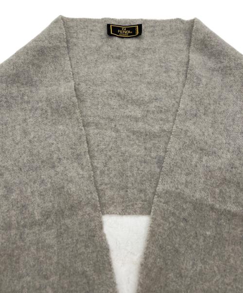 FENDI（フェンディ）FENDI (フェンディ) マフラー グレーの古着・服飾アイテム