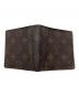 中古・古着 LOUIS VUITTON (ルイ ヴィトン) 2つ折り財布 ブラウン：8000円