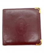 Cartierカルティエ）の古着「札入れ/マストライン」｜ボルドー