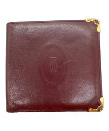 Cartier（カルティエ）の古着「札入れ/マストライン」｜ボルドー