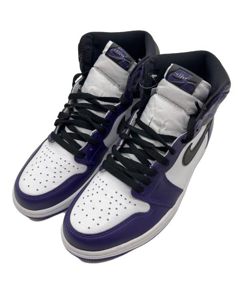 NIKE（ナイキ）NIKE (ナイキ) ハイカットスニーカー/AIR JORDAN 1 RETRO HIGH OG パープル サイズ:26cmの古着・服飾アイテム