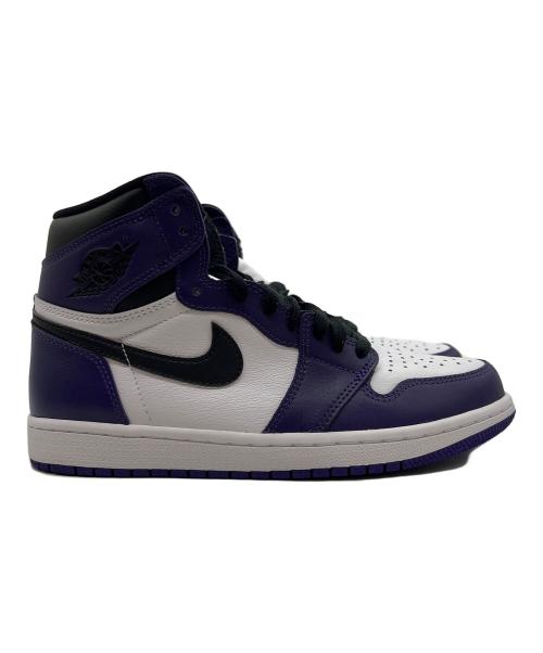 NIKE（ナイキ）NIKE (ナイキ) ハイカットスニーカー/AIR JORDAN 1 RETRO HIGH OG パープル サイズ:26cmの古着・服飾アイテム