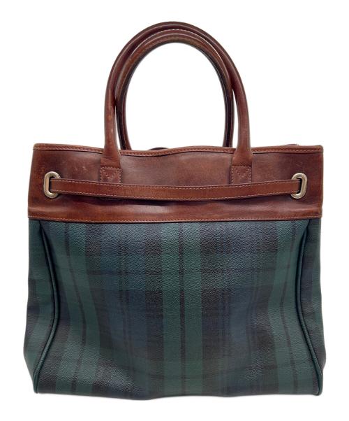 RALPH LAUREN（ラルフローレン）RALPH LAUREN (ラルフローレン) ハンドバッグ ブラウンの古着・服飾アイテム