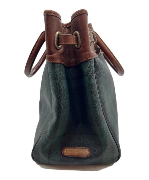 RALPH LAUREN（ラルフローレン）RALPH LAUREN (ラルフローレン) ハンドバッグ ブラウンの古着・服飾アイテム