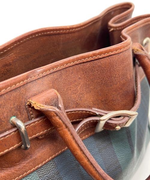 RALPH LAUREN（ラルフローレン）RALPH LAUREN (ラルフローレン) ハンドバッグ ブラウンの古着・服飾アイテム