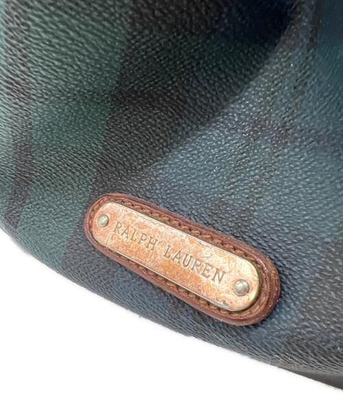 RALPH LAUREN（ラルフローレン）RALPH LAUREN (ラルフローレン) ハンドバッグ ブラウンの古着・服飾アイテム
