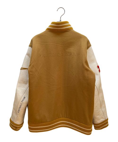 NIKE（ナイキ）NIKE (ナイキ) F.C.R.B. (エフシーレアルブリストル) スタジャン ブラウン×ホワイト×イエロー サイズ:Mの古着・服飾アイテム