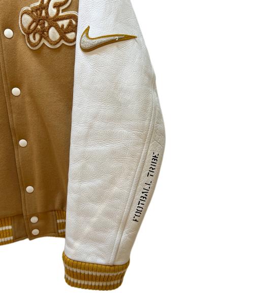 NIKE（ナイキ）NIKE (ナイキ) F.C.R.B. (エフシーレアルブリストル) スタジャン ブラウン×ホワイト×イエロー サイズ:Mの古着・服飾アイテム