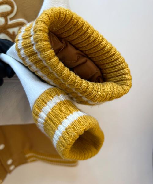 NIKE（ナイキ）NIKE (ナイキ) F.C.R.B. (エフシーレアルブリストル) スタジャン ブラウン×ホワイト×イエロー サイズ:Mの古着・服飾アイテム