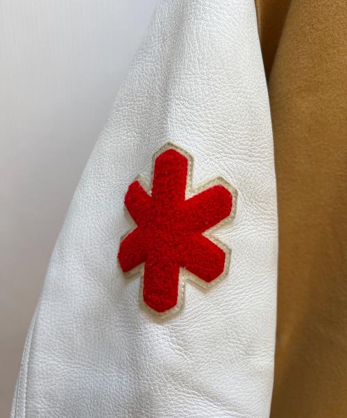 NIKE（ナイキ）NIKE (ナイキ) F.C.R.B. (エフシーレアルブリストル) スタジャン ブラウン×ホワイト×イエロー サイズ:Mの古着・服飾アイテム