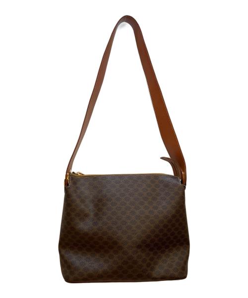 CELINE（セリーヌ）CELINE (セリーヌ) ショルダーバッグ/マカダムワンショルダー ブラウンの古着・服飾アイテム
