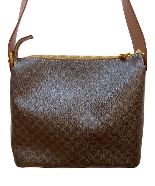 CELINE（セリーヌ）CELINE (セリーヌ) ショルダーバッグ/マカダムワンショルダー ブラウンの古着・服飾アイテム