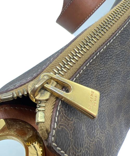 CELINE（セリーヌ）CELINE (セリーヌ) ショルダーバッグ/マカダムワンショルダー ブラウンの古着・服飾アイテム