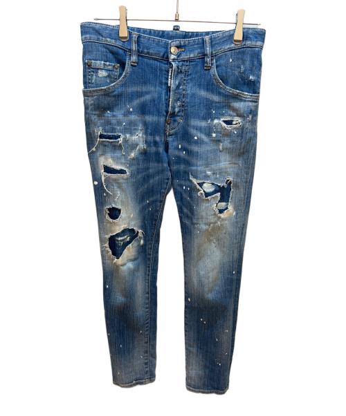 DSQUARED2（ディースクエアード）DSQUARED2 (ディースクエアード) デニムパンツ インディゴ サイズ:46の古着・服飾アイテム