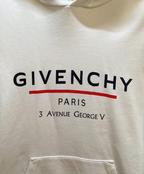 GIVENCHY（ジバンシィ）GIVENCHY (ジバンシィ) プルオーバーパーカー ホワイト サイズ:Sの古着・服飾アイテム