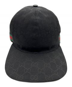 ⭐︎入手困難⭐︎ GUCCI ×ニューエラキャップ　黒 中古・古着通販】New Era (ニューエラ) GUCCI (グッチ) 19SS 刺繍
