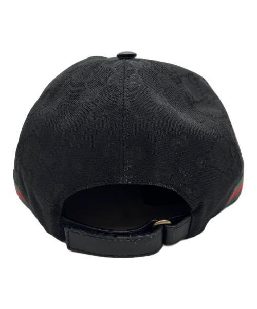 GUCCI（グッチ）GUCCI (グッチ) キャップ ブラックの古着・服飾アイテム