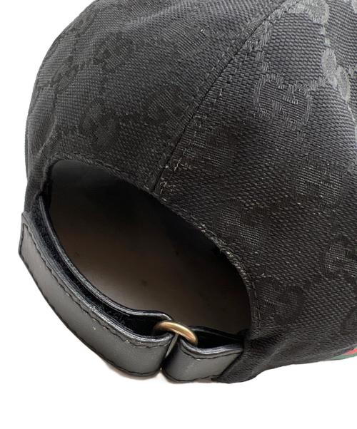 GUCCI（グッチ）GUCCI (グッチ) キャップ ブラックの古着・服飾アイテム