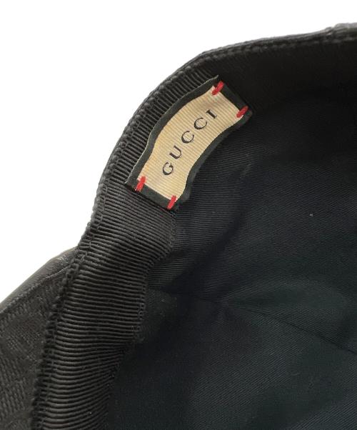 GUCCI（グッチ）GUCCI (グッチ) キャップ ブラックの古着・服飾アイテム