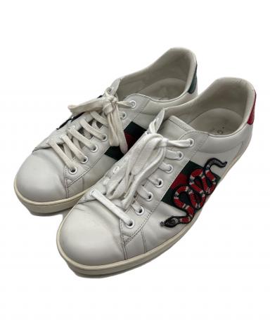 中古・古着通販】GUCCI (グッチ) ローカットスニーカー/エンブロイ