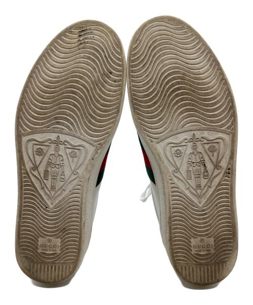 GUCCI（グッチ）GUCCI (グッチ) ローカットスニーカー/エンブロイダリー アイボリー サイズ:26cmの古着・服飾アイテム