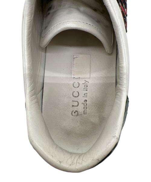 GUCCI（グッチ）GUCCI (グッチ) ローカットスニーカー/エンブロイダリー アイボリー サイズ:26cmの古着・服飾アイテム