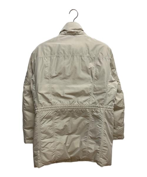 BURBERRY LONDON（バーバリーロンドン）BURBERRY LONDON (バーバリーロンドン) シルク混ナイロンダウンコート ベージュ サイズ:SIZE Mの古着・服飾アイテム