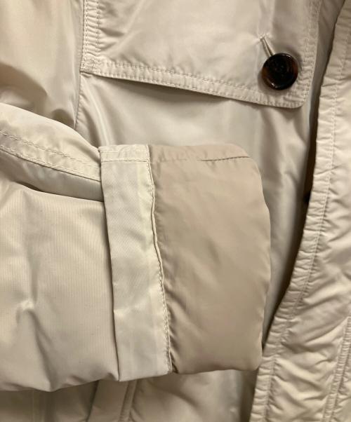 BURBERRY LONDON（バーバリーロンドン）BURBERRY LONDON (バーバリーロンドン) シルク混ナイロンダウンコート ベージュ サイズ:SIZE Mの古着・服飾アイテム