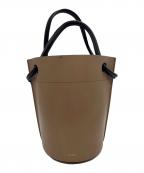 ORSETTOオルセット）の古着「バケットショルダーバッグ」｜ベージュ×ブラック