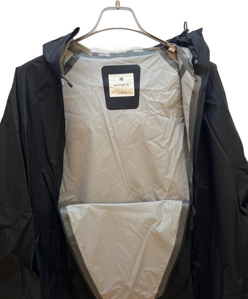 Snow peak（スノーピーク）Snow peak (スノーピーク) レインジャケット ブラック サイズ:1 未使用品の古着・服飾アイテム