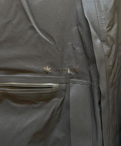 Snow peak（スノーピーク）Snow peak (スノーピーク) レインジャケット ブラック サイズ:1 未使用品の古着・服飾アイテム
