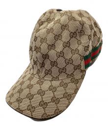 GUCCI（グッチ）の古着「キャップ」｜ベージュ