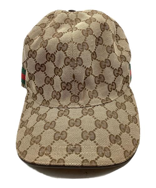 GUCCI（グッチ）GUCCI (グッチ) キャップ ベージュの古着・服飾アイテム