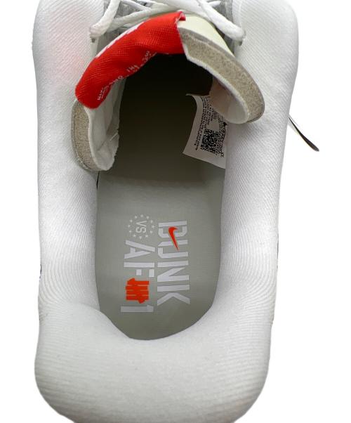 NIKE（ナイキ）NIKE (ナイキ) UNDEFEATED (アンディフィーテッド) ローカットスニーカー/AIR FORCE1 LOW グレー×ネイビー×レッド サイズ:30cmの古着・服飾アイテム