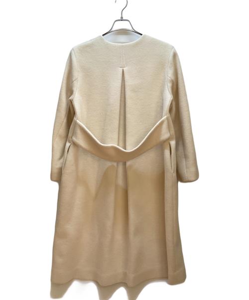 CELFORD（セルフォード）CELFORD (セルフォード) ノーカラーコート アイボリー サイズ:38の古着・服飾アイテム