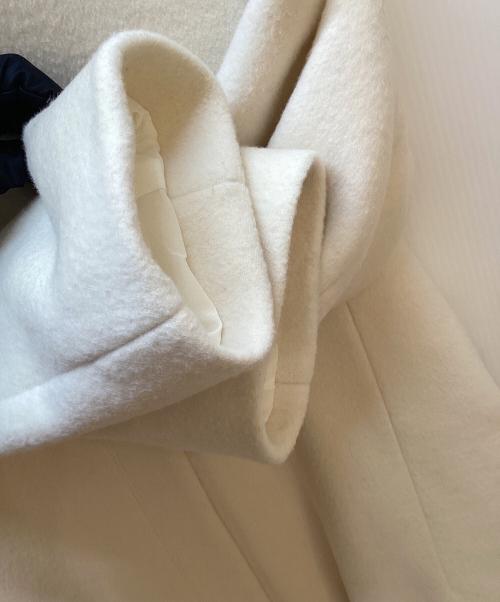 CELFORD（セルフォード）CELFORD (セルフォード) ノーカラーコート アイボリー サイズ:38の古着・服飾アイテム