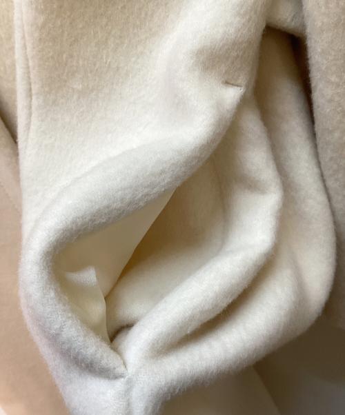 CELFORD（セルフォード）CELFORD (セルフォード) ノーカラーコート アイボリー サイズ:38の古着・服飾アイテム