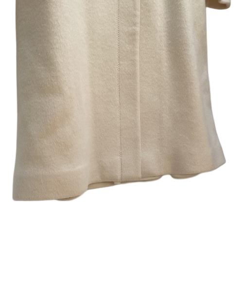 CELFORD（セルフォード）CELFORD (セルフォード) ノーカラーコート アイボリー サイズ:38の古着・服飾アイテム