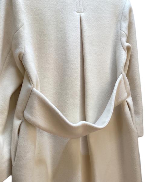 CELFORD（セルフォード）CELFORD (セルフォード) ノーカラーコート アイボリー サイズ:38の古着・服飾アイテム