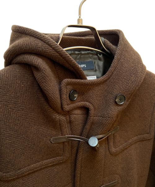 SHIPS（シップス）SHIPS (シップス) ダッフルコート ブラウン サイズ:Mの古着・服飾アイテム