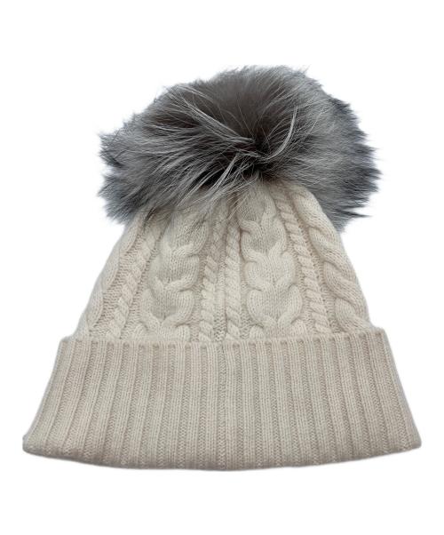 MONCLER（モンクレール）MONCLER (モンクレール) ニット帽 ベージュの古着・服飾アイテム