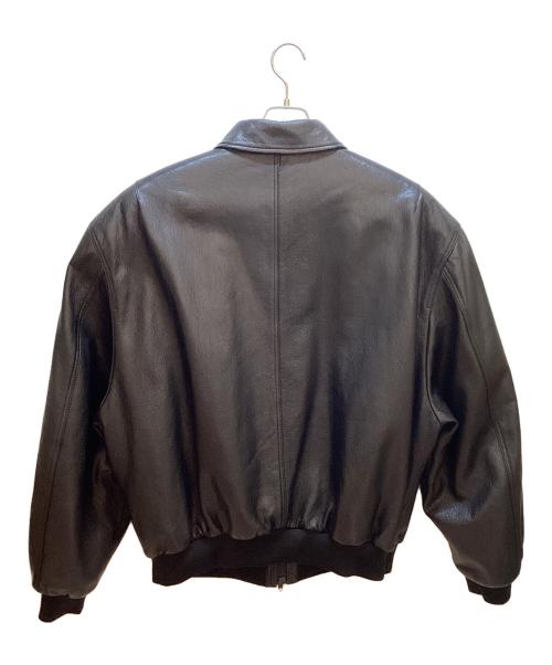 BALENCIAGA（バレンシアガ）BALENCIAGA (バレンシアガ) ジップアップレザーブルゾン ブラック サイズ:Sの古着・服飾アイテム