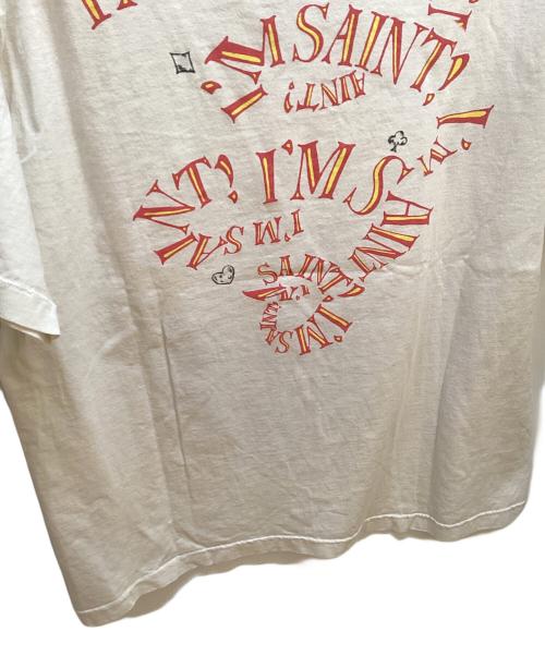 SAINT MICHAEL（セントマイケル）SAINT MICHAEL (セントマイケル) DISNEY (ディズニー) プリントTシャツ ホワイト サイズ:L 未使用品の古着・服飾アイテム
