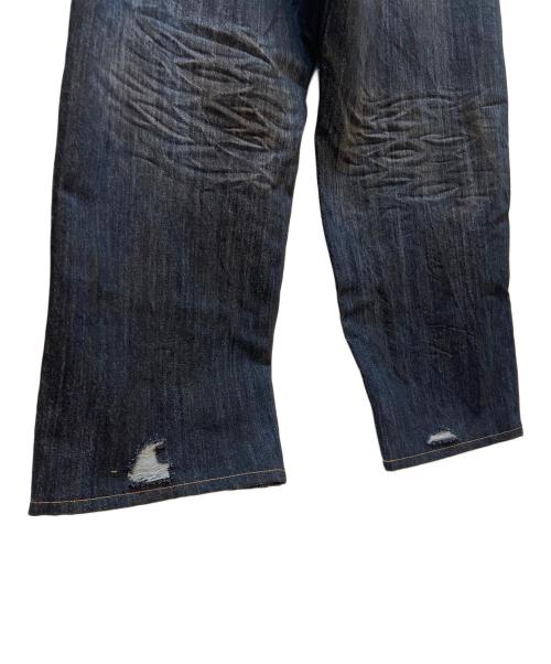 THUG CLUB（サグ クラブ）THUG CLUB (サグ クラブ) Burn Down Denim Pants インディゴ サイズ:4 未使用品の古着・服飾アイテム