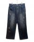THUG CLUB（サグ クラブ）の古着「Burn Down Denim Pants」｜インディゴ