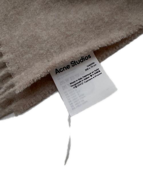 Acne studios（アクネ ストゥディオス）Acne studios (アクネ ストゥディオス) ウールマフラー ベージュの古着・服飾アイテム