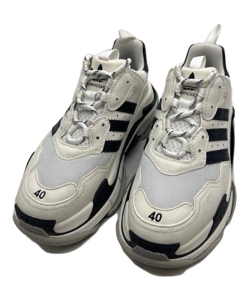 adidas Originals（アディダスオリジナル）adidas Originals (アディダスオリジナル) BALENCIAGA (バレンシアガ) スニーカー ホワイト×ブラック サイズ:26.5cmの古着・服飾アイテム